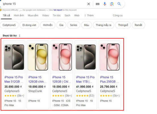 Quảng cáo mua sắm (Google Shopping Ads)