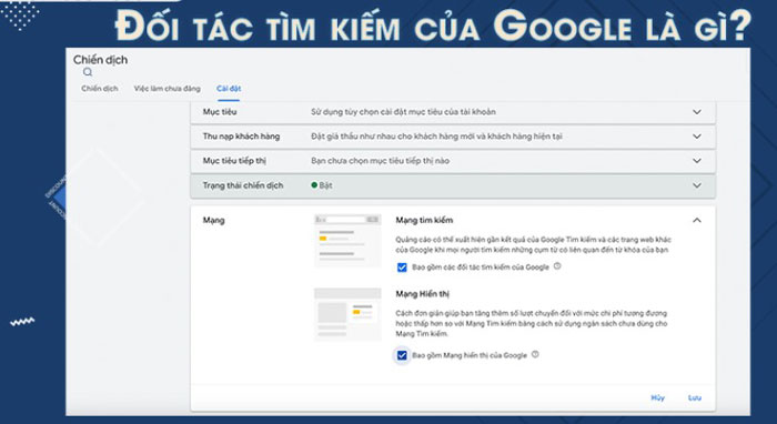 Đối tác tìm kiếm của Google là gì? Cách hiển thị và hoạt đông