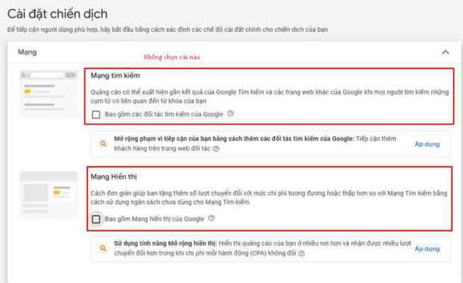 Hướng dẫn chạy quảng cáo Google