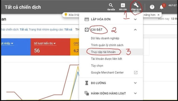 Liên kết Google Analytics với Google Ads