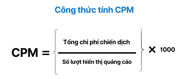 công thức tính cpm