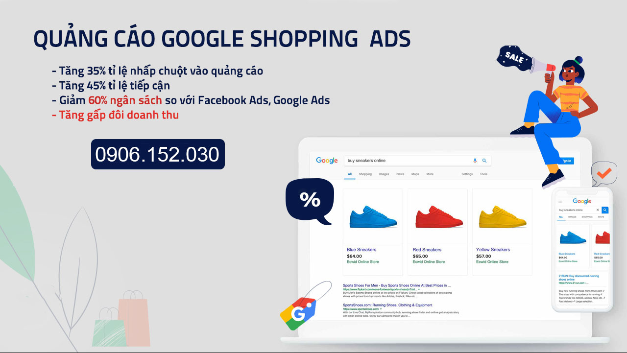 dịch vụ quảng cáo google shoping