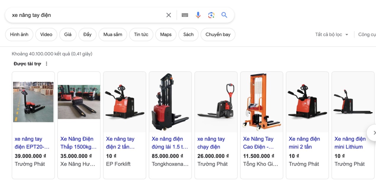 hình ảnh quảng cáo google shopping